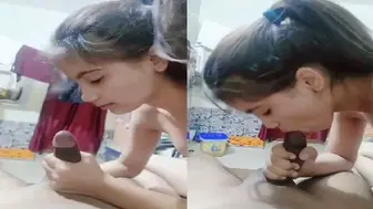Desi teen girl lund sucking video